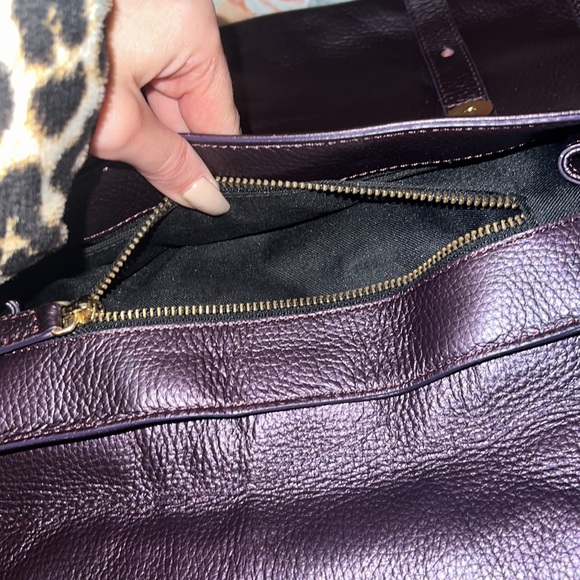 Varriale purple leather purse - Picture 7 of 9